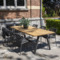4SO Barista stapelbare tuinstoelen met zitkussen - 6